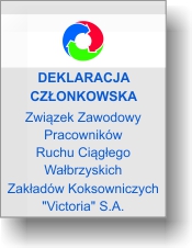 ZZPRC Victoria - deklaracja członkowska